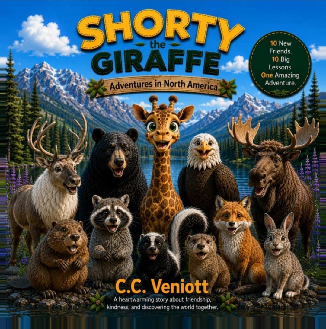 Cover of Shorty the Giraffe: Adventures in North America