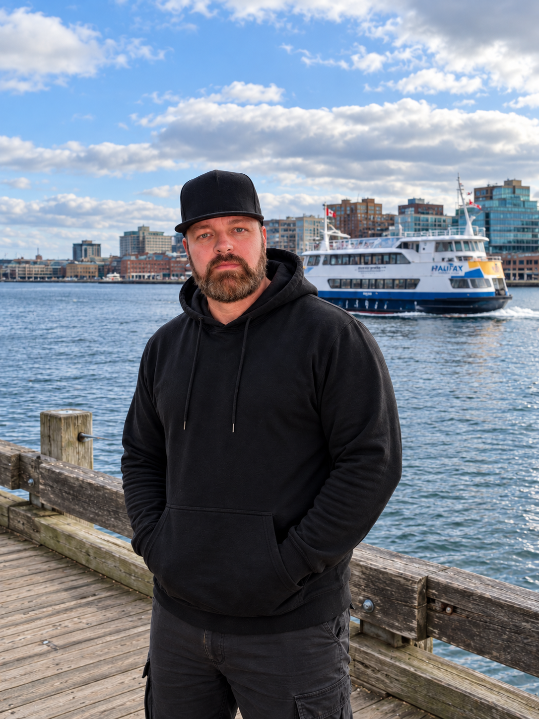 C.C. Veniott on the Halifax waterfront